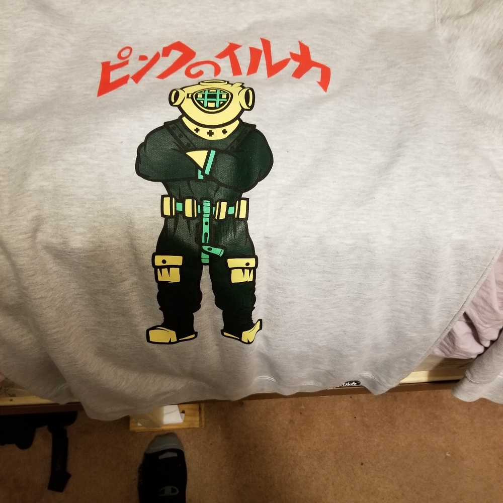 Pink dolphin sweater